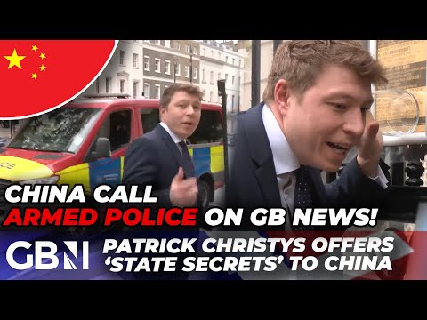 WATCH: Patrick Christys HILARIOUSLY tries to infiltrate China embassy amid Starmer spy scandal