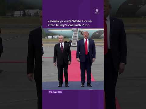 Zelenskyy visits White House after Trump’s call with Putin