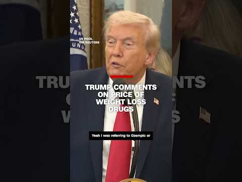 Trump comments on price of weight loss drugs