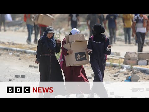 Gaza Humanitarian Foundation stops operations after ceasefire | BBC News