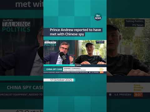 Prince Andrew reported to have met with Chinese spy #itvnews