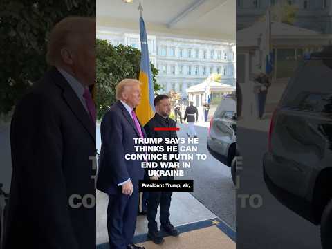 Trump says he thinks he can convince Putin to end war in Ukraine