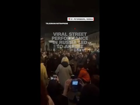 Viral street performance in Russia led to arrest