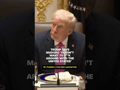 Trump says Maduro ‘doesn’t want to f**k around with the United States’