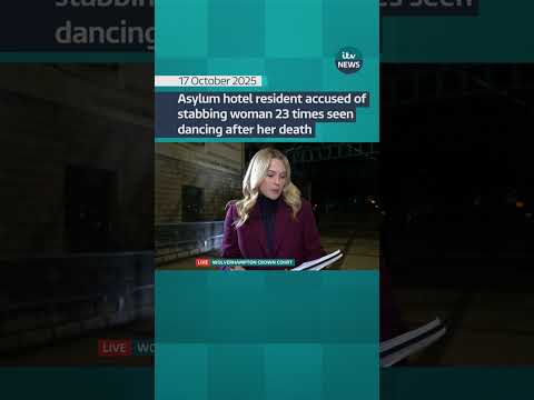Asylum hotel resident accused of stabbing woman 23 times seen dancing after her death