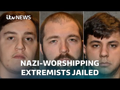 Nazi-worshipping terror gang who plotted mosque and synagogue trio attacks jailed | ITV News
