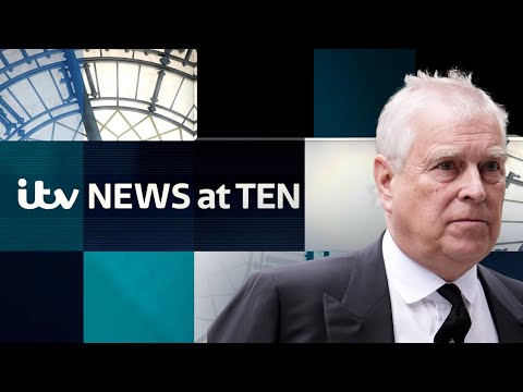 Watch ITV News at 10– as Prince Andrew relinquishes his titles after ‘continual accusations’