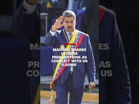 Maduro shares defense preparations as conflict with US looms