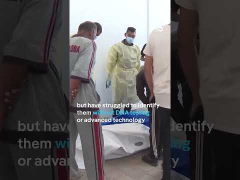 Palestinians struggle to identify bodies returned by Israel | DW News