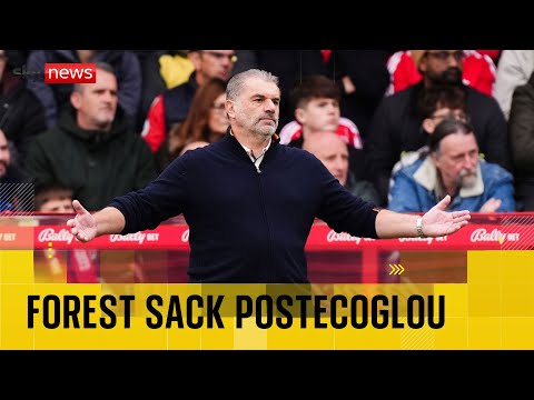 Nottingham Forest boss Ange Postecoglou sacked after eight games in charge