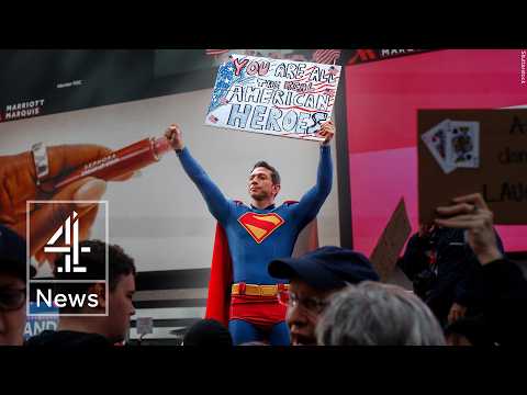 ‘No Kings’ protest sees millions march against Trump across America