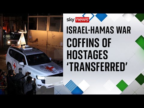Two coffins of hostages transferred to Red Cross, IDF says