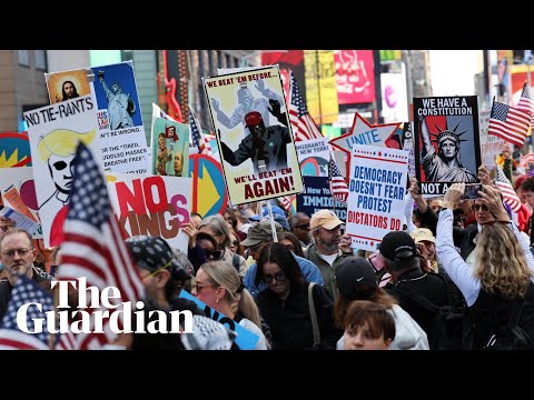 Thousands join No Kings protests across the US