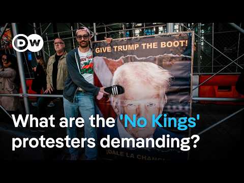 Anti-Trump ‘No Kings’ rallies sweep across the US | DW News