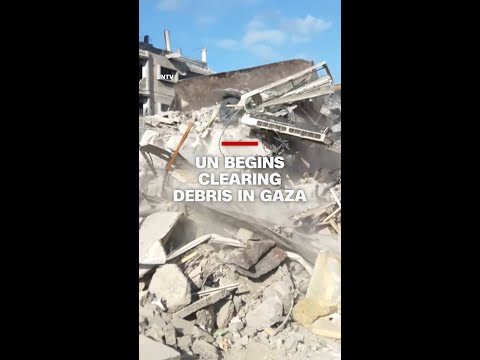 UN begins clearing debris in Gaza