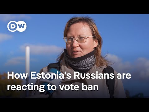 Russian citizens banned from voting in Estonian elections | DW News