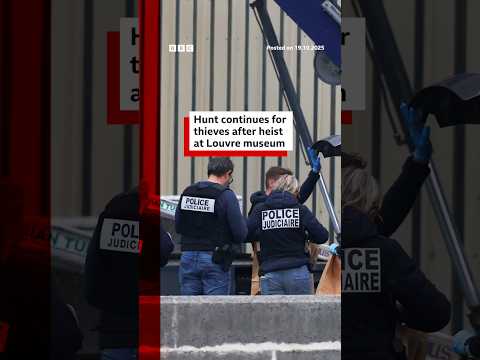 Hunt continues for thieves after heist at Louvre museum in Paris. #Paris #Louvre #BBCNews