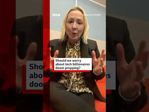 Tech billionaires seem to be doom prepping. Should we be worried? #AI #Tech #BBCNews