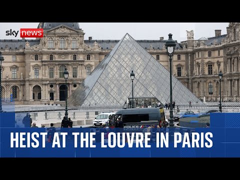 Priceless jewellery has been stolen in a heist at the Louvre in Paris