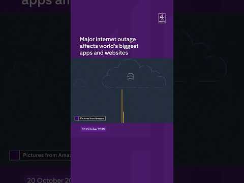 Major internet outage affects world’s biggest apps and websites