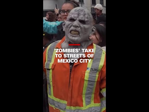 ‘Zombies’ take to streets of Mexico City