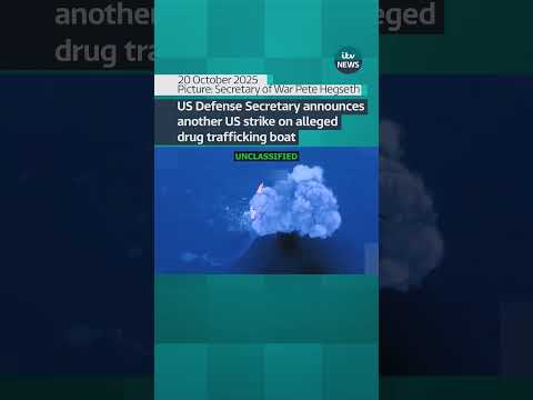 US Defense Secretary announces another US strike on alleged drug trafficking boat