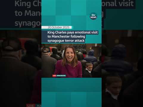 King Charles pays emotional visit to Manchester following synagogue terror attack