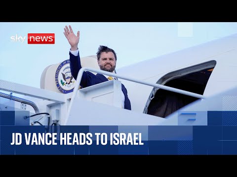 JD Vance heads to Israel on Air Force Two