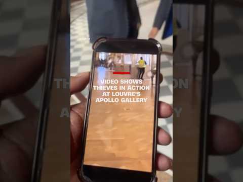 Video shows thieves in action at Louvre’s Apollo Gallery