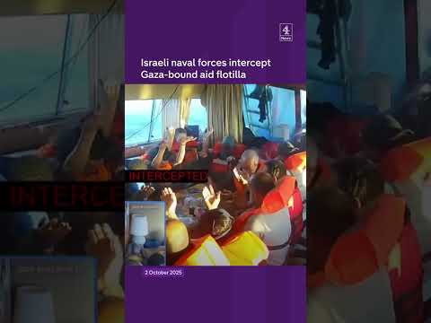 Israeli forces intercept Gaza aid flotilla