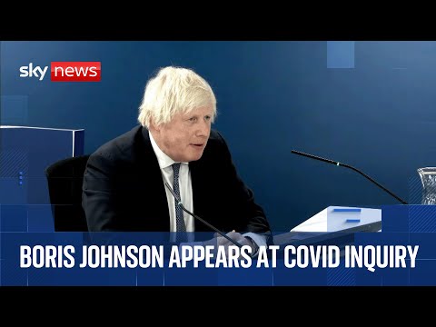 Boris Johnson gives evidence at the UK COVID-19 Inquiry | Watch in full