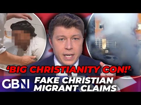 ‘Big Christianity con!’ | Migrants BAPTISED in asylum hotels BLASTED by Patrick Christys