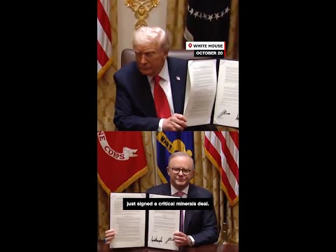 US and Australia Sign $8.5B Rare earth minerals deal