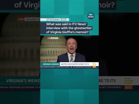 What was said in ITV News’ interview with the ghostwriter of Virginia Giuffre’s memoir? | ITV News