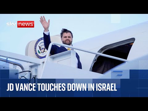 JD Vance touches down in Israel