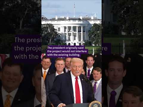 Construction of Trump’s $250M ballroom begins