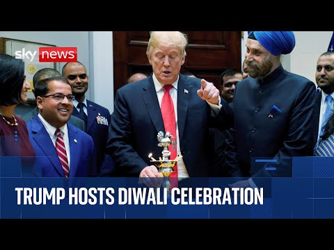 Trump hosts Diwali celebration in the Oval Office at the White House