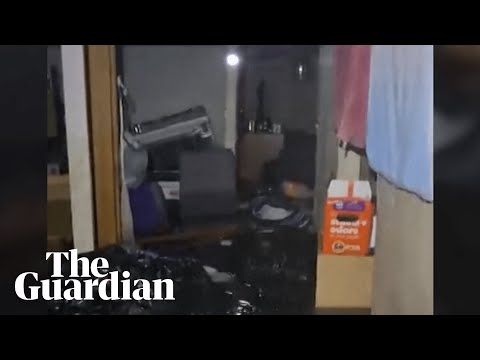 Alaskan left floating in his home after Typhoon rips it from foundations