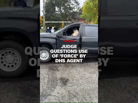 Judge questions use of ‘force’ by DHS agent