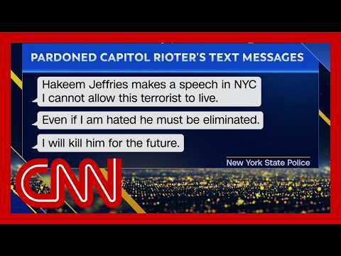 Pardoned Capitol rioter charged with attempting to kill Hakeem Jeffries