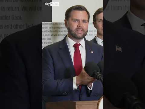 Vance: I don’t know what a future Gaza looks like