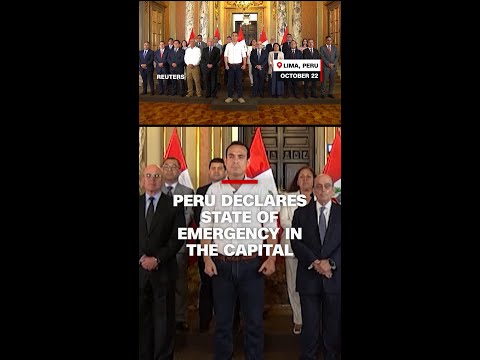 Peru declares state of emergency in the capital