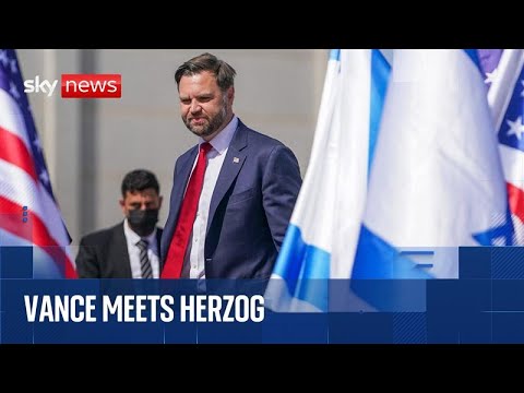 JD Vance meets with Israeli President Isaac Herzog