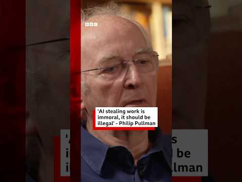 AI stealing work is immoral and should be illegal, says author Sir Philip Pullman. #BBCNews