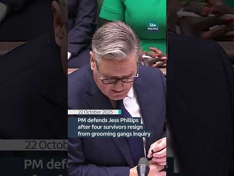 PM defends Jess Phillips after four grooming gang survivors resign from inquiry | ITV News