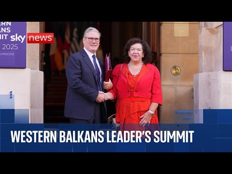 Keir Starmer welcomes leaders to Western Balkans summit