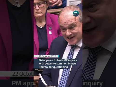 PM appears to back parliamentary inquiry with power to summon Prince Andrew for questions | ITV News