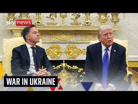 Trump and Rutte speak at White House after US sanctions on Russian oil firms