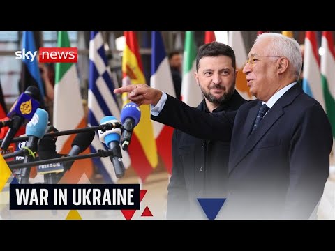 Volodymyr Zelenskyy tells Sky News ‘a ceasefire is still possible’ at EU summit