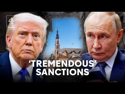 Trump orders ‘tremendous’ sanctions amid frustration with Putin over Ukraine war